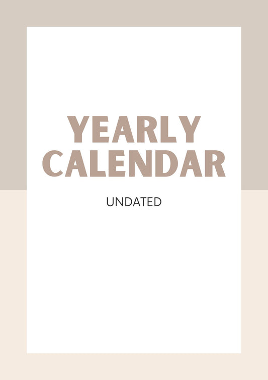 Yearly Calendar