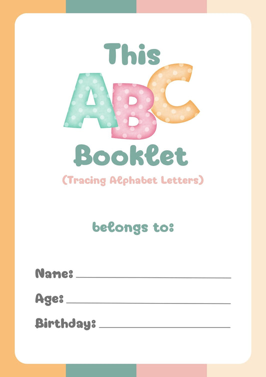 My ABC Tracing Letters Workbook